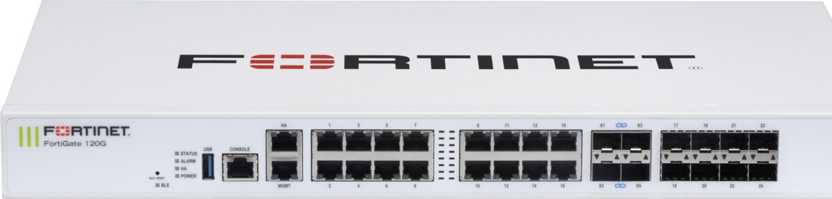 FortiGate 120G front panel