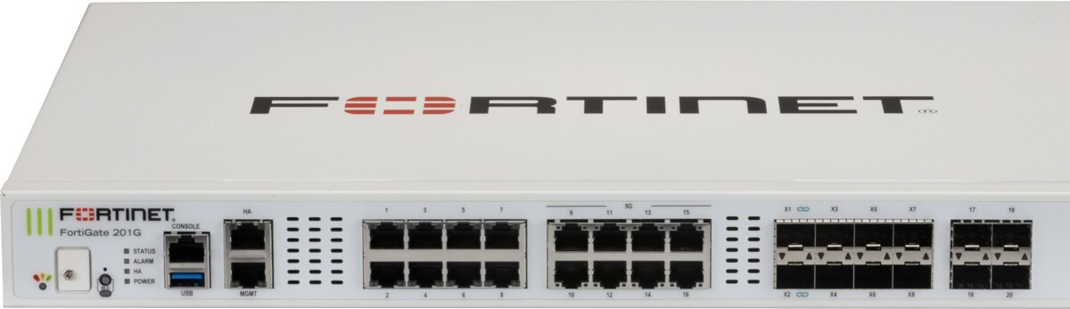 FortiGate 201G front panel