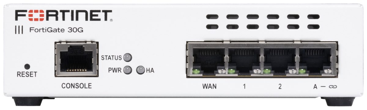 FortiGate 30G front panel