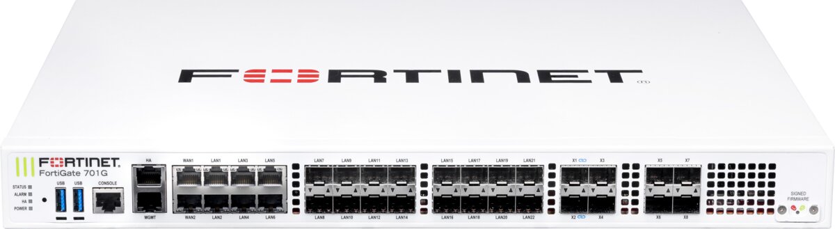 FortiGate 701G front panel